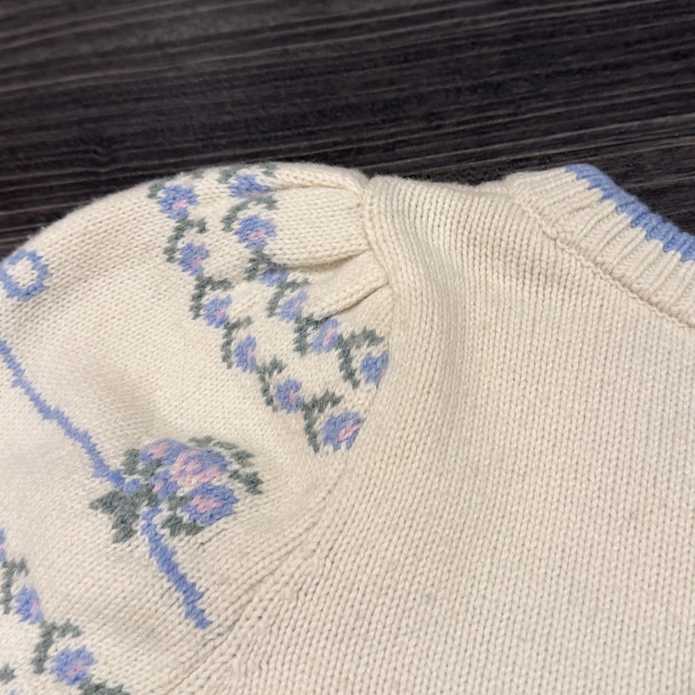 LoveShackFancy Dolana Crop Pullover Sweater - Picture 13 of 14